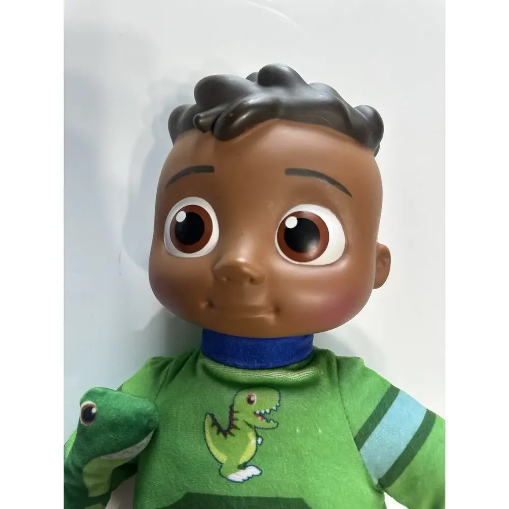 CoComelon Cody Dino Plush Doll Green Dinosaur Outfit Toy 8 Inch
